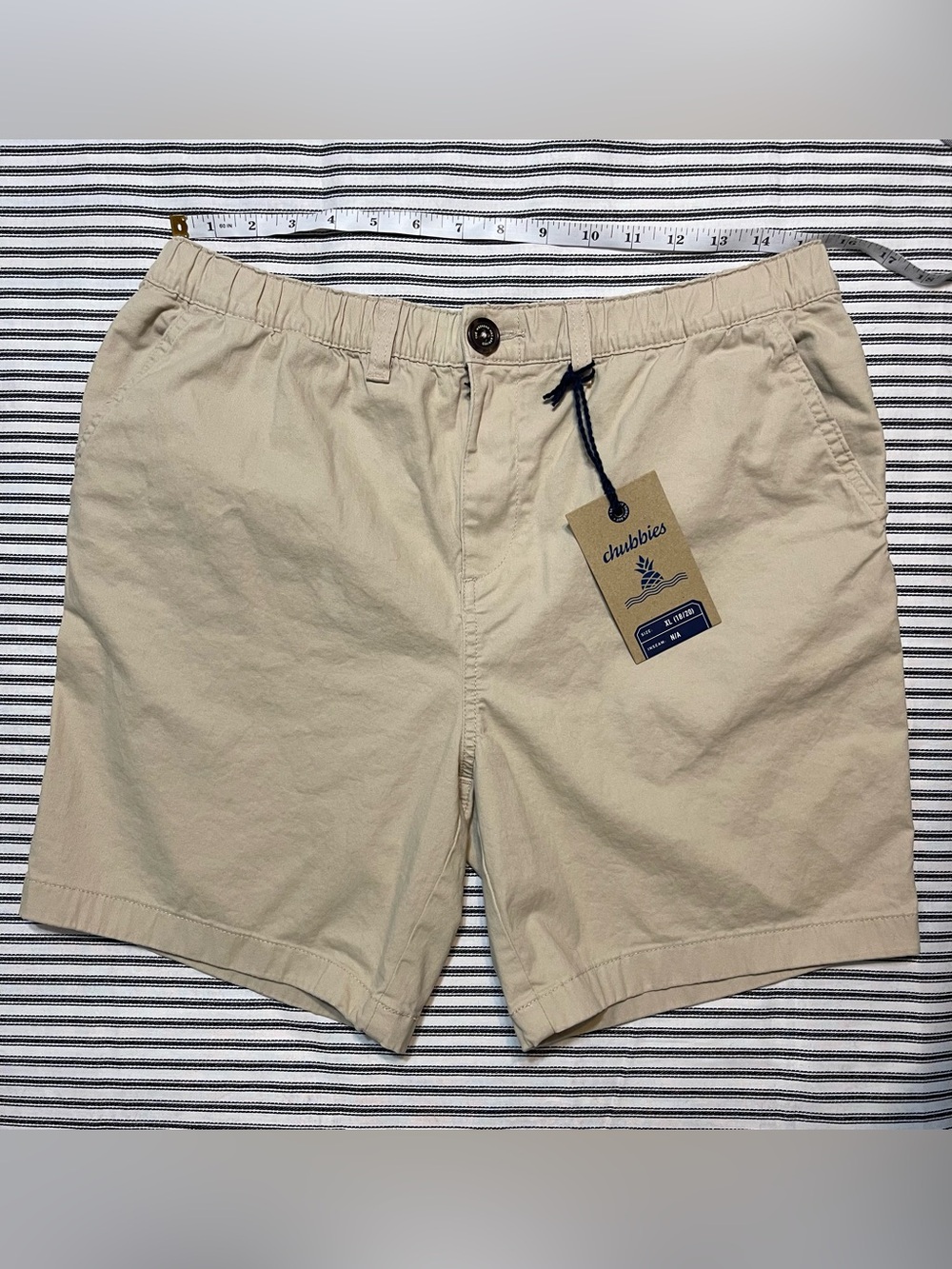 Chubbies Men's Small Khaki Cotton Shorts